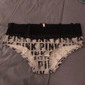 Pink Victoria’s Secret extra low rise hipsters